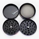 2.5" 4-Layer Metal Herb Grinder with Magic Mushroom Design – Box of 6 Display Pack 777 Smoke
