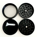 Psychedelic Mushroom Grinder 63*44mm 4 Parts-6CT Display Pack Super Supplys Inc