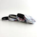 Marble Design Grinder 63*44mm 4 Parts-6CT Display Pack Super Supplys Inc