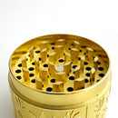 Golden Rasta Leaf Engraving Grinder 52*36mm 4 Parts-12CT Display Pack Super Supplys Inc