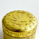 Leaf Engraving Grinder 52*41mm 4 Parts-6CT Display Pack Super Supplys Inc