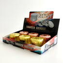 Leaf Engraving Grinder 52*41mm 4 Parts-6CT Display Pack Super Supplys Inc