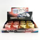 Leaf Engraving Design Grinder 40*39mm 4 Parts-12CT Display Pack Super Supplys Inc