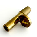 Fortune | Electroplate 14mm Glass Popper Bowl With Gold Logo Bowl · Banger · Oil Burner Fortune Gold Chrome