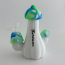 Fortune | 5" Mushroom Silicone Waterpipe Resin · Silicone · Plastic Bong Fortune