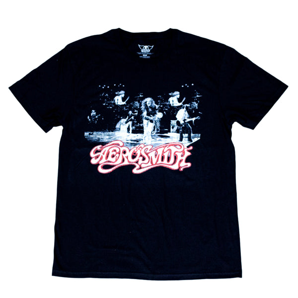 Aerosmith | “Graffiti Lpgo” Short Sleeve Unisex T-Shirt – Officially Licensed Rock Band Tee Short Sleeve Philcos