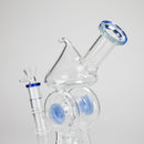 12″ Recycler Glass Bong – 5MM Thick Borosilicate with Coil Tube Design [C1575] Glass Bong Canadian Distributor
