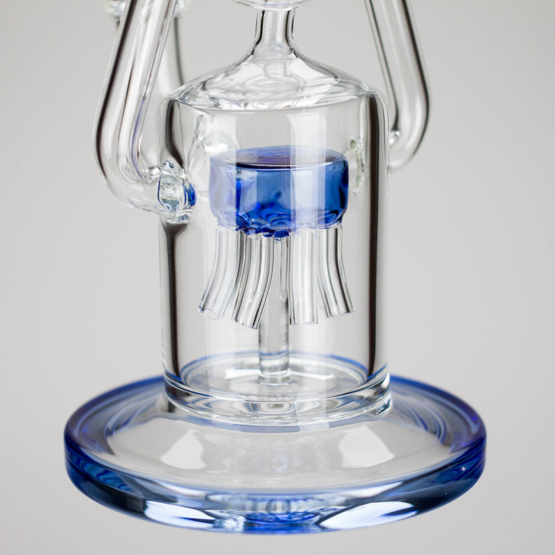 12″ Recycler Glass Bong – 5MM Thick Borosilicate with Coil Tube Design [C1575] Glass Bong Canadian Distributor