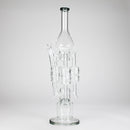 20" Coil Glass water recycler bong [C1577] Glass Bong Canadian Distributor Charcoal Black