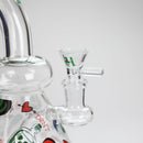 Haze | 8.5″ ROCK’N’ROLL Glass Rig – Teal (Mini-L) Glass Bong Canadian Distributor