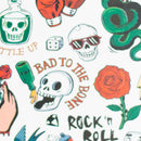 Haze | 8.5″ ROCK’N’ROLL Glass Rig – Teal (Mini-L) Glass Bong Canadian Distributor