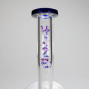 Haze | 9″ Skull Flower Glass Rig – Blue (Mini-M) Glass Bong Canadian Distributor