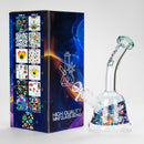 Haze | 8″ Kills Glass Bong – Teal (Mini-N) Glass Bong Canadian Distributor