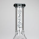 Haze | 9″ Skulls Bubble Glass Bong – Charcoal Black (Mini-P) Glass Bong Canadian Distributor