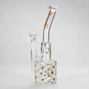 Haze | 10″ Skull & Red Roses Glass Bong – Pink (Mini-S) Glass Bong Canadian Distributor