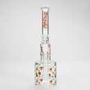 Haze | 10″ Skull & Red Roses Glass Bong – Pink (Mini-S) Glass Bong Canadian Distributor