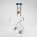 Haze | 9″ Smoking Zig-Zag Glass Bong – Blue (Mini-T) Glass Bong Canadian Distributor