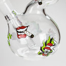 Haze | 9″ Smoking Zig-Zag Glass Bong – Blue (Mini-T) Glass Bong Canadian Distributor