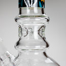 Haze | 9″ Skull Hand & Flower Bubble Base Glass Bong – Pink (Mini-V) Glass Bong Canadian Distributor