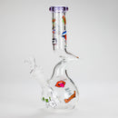 Haze | 9″ Zong Glass Bong with Color Lip – Purple (Mini-W) Glass Bong Canadian Distributor