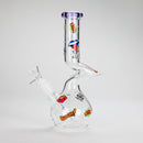 Haze | 9″ Zong Glass Bong with Color Lip – Purple (Mini-W) Glass Bong Canadian Distributor
