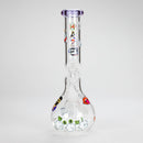 Haze | 9″ Zong Glass Bong with Color Lip – Purple (Mini-W) Glass Bong Canadian Distributor
