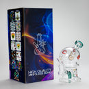 Haze | 6″ Rock Music Bubble Dome Glass Bong – Teal (Mini-D) Glass Bong Canadian Distributor