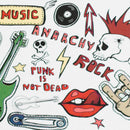 Haze | 6″ Rock Music Bubble Dome Glass Bong – Teal (Mini-D) Glass Bong Canadian Distributor