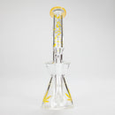 Haze | 8.5″ Weed Leaf Bent Neck Glass Bong – Jade Yellow (Mini-E) Glass Bong Canadian Distributor
