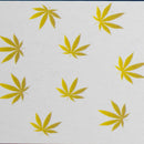 Haze | 8.5″ Weed Leaf Bent Neck Glass Bong – Jade Yellow (Mini-E) Glass Bong Canadian Distributor