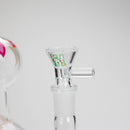 Haze | 4″ Mini Flower Bubble Glass Bong – Charcoal Black (Mini-F) Glass Bong Canadian Distributor