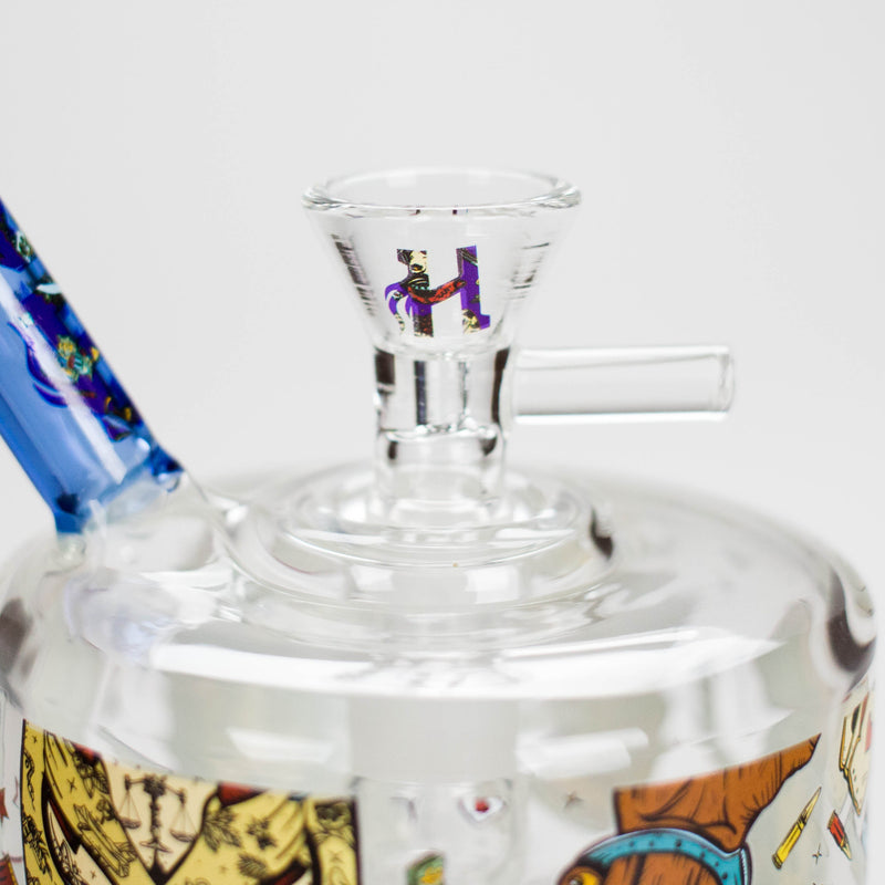 Haze | 6″ Coffee Mug Mini Bubbler – Blue (Mini-G) Glass Bong Canadian Distributor