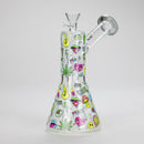 Haze | 7″ Skull Glass Bubbler – Charcoal Black (Mini-H) Glass Bong Canadian Distributor