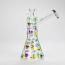 Haze | 7″ Skull Glass Bubbler – Charcoal Black (Mini-H) Glass Bong Canadian Distributor