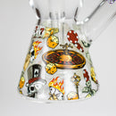 Haze | 8″ Gambling Glass Bubbler – Blue (Mini-I) Glass Bong Canadian Distributor