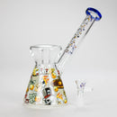 Haze | 8″ Gambling Glass Bubbler – Blue (Mini-I) Glass Bong Canadian Distributor