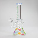 Haze | 8.5″ Colorful Chill Rig – Jade Blue (Mini-K) Glass Bong Canadian Distributor