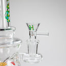 Haze | 8.5″ Colorful Chill Rig – Jade Blue (Mini-K) Glass Bong Canadian Distributor