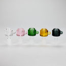 Colorful Crystal Chunky Glass Bowl with Handle – 14mm (BL-CC269) Bowl · Banger · Oil Burner Canadian Distributor