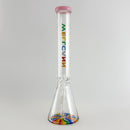 Wellcann | 17" Thickened Base Psychedelic Beaker Glass Bong Glass Bong Super Supplys Inc