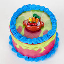 2.5" Cake-Shaped Metal Grinder – 4-Layer Herb Grinder (Box of 6) Display Pack 777 Smoke