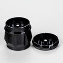 1.5" Acrylic Herb Grinder – 4-Layer with Weed Leaf Design (Box of 12) Display Pack 777 Smoke