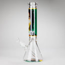 Z14" BM Design Glass Bong – 7mm Thick with Ice Catcher Glass Bong 777 Smoke