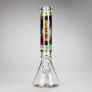 Z14" BM Design Glass Bong – 7mm Thick with Ice Catcher Glass Bong 777 Smoke