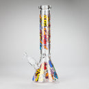 Z14" Mushroom Design Glass Bong – 7mm Thick with Ice Catcher Glass Bong 777 Smoke