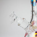 Z14" Mushroom Design Glass Bong – 7mm Thick with Ice Catcher Glass Bong 777 Smoke