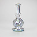 7" Solid Color Electroplate Glass Bong – 14mm Bowl Joint Glass Bong 777 Smoke