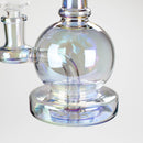 7" Solid Color Electroplate Glass Bong – 14mm Bowl Joint Glass Bong 777 Smoke