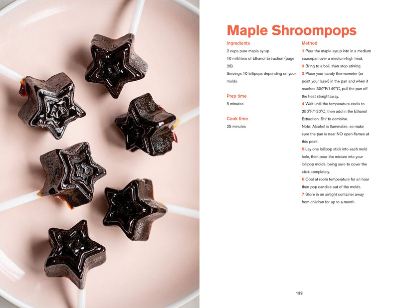 The Psilocybin Chef Cookbook Book Green Candy Press