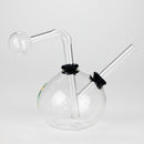 4" Snooper Ball Bulb Mix Sticker Glass Oil Burner Pipe – Durable Borosilicate Design Glass Rig RMG WHOLESALE